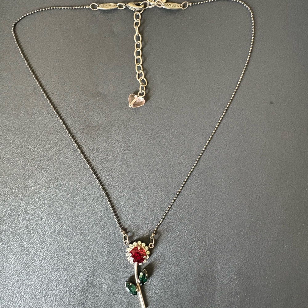 Sabika Hopeful Flower Necklace – Winter 2016 Collection 🌹